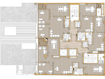 پلان طبقه 2 شیخ بهایی